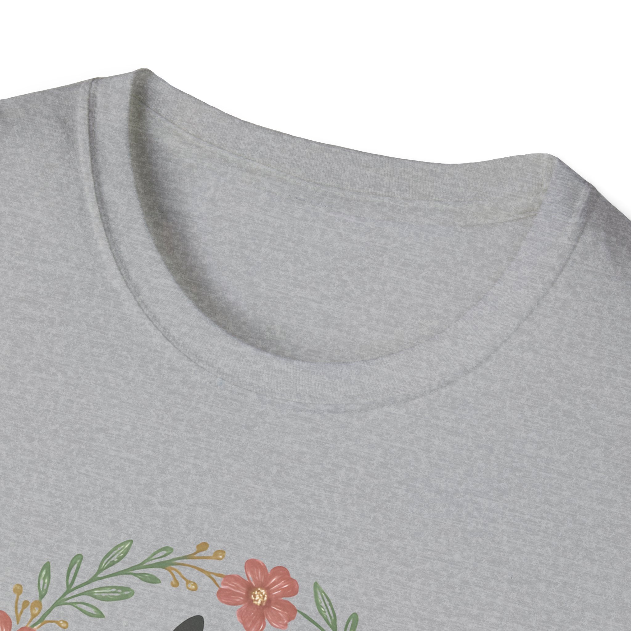Bunny Mom Floral Wreath T-Shirt